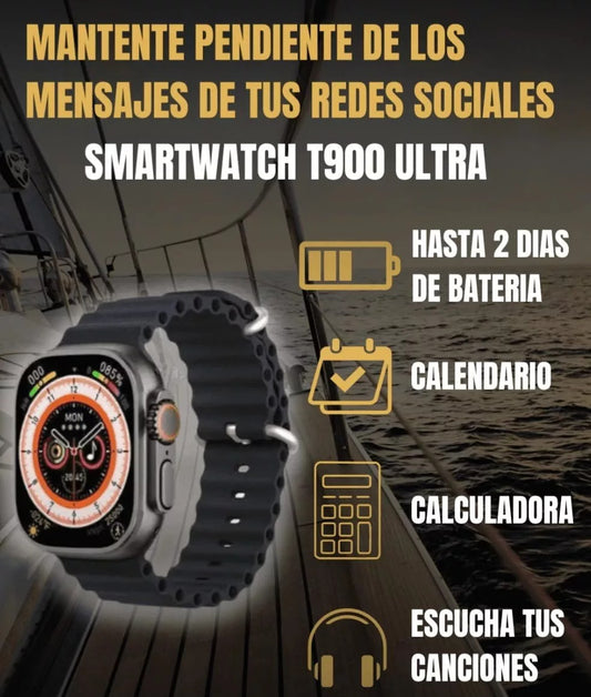 T900 Smartwatch Pro - Reloj inteligente Android iOs